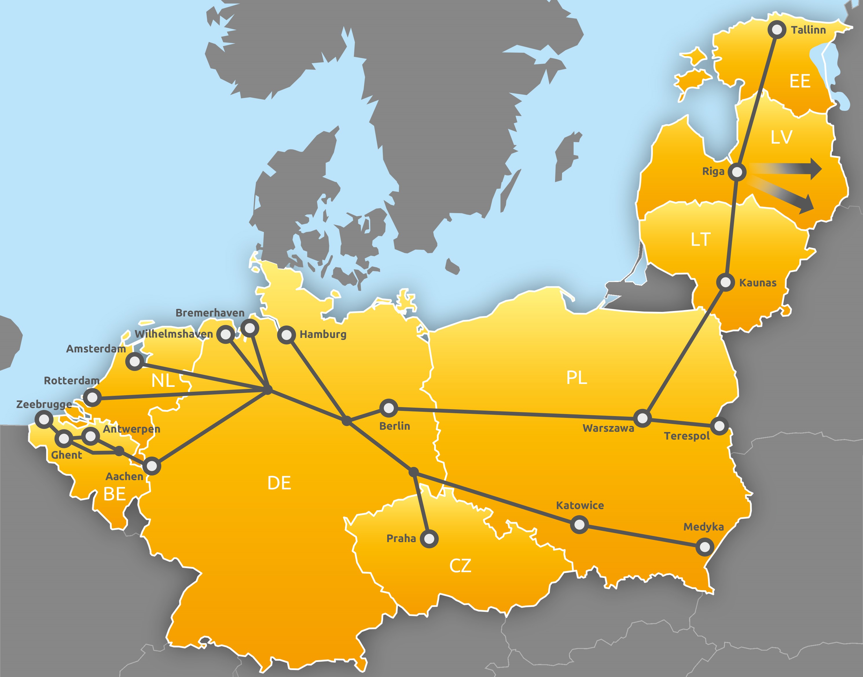 EU Rail Freight Corridors